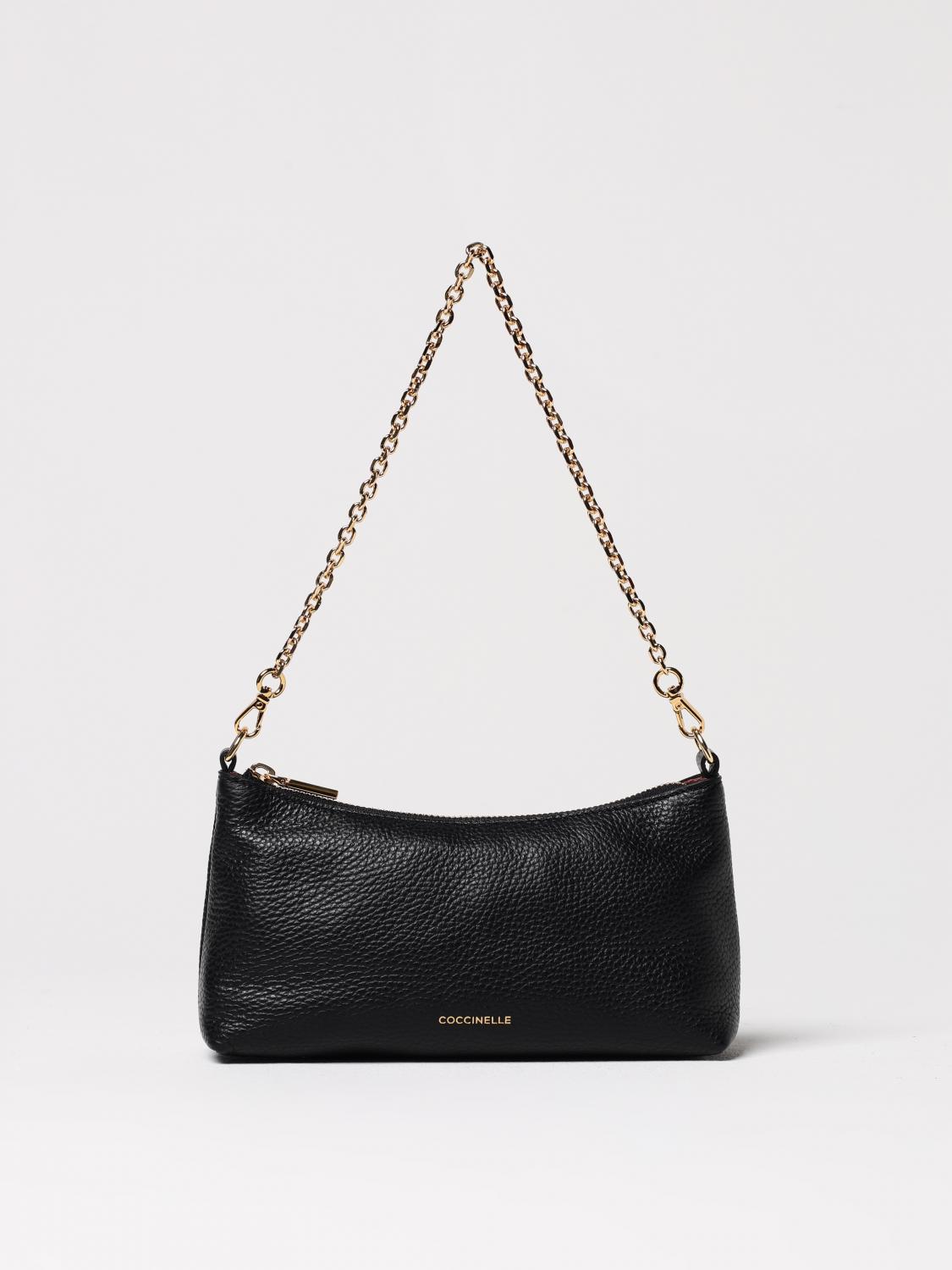 COCCINELLE MINI SAC À MAIN: Sac porté épaule femme Coccinelle, Noir - Img 1