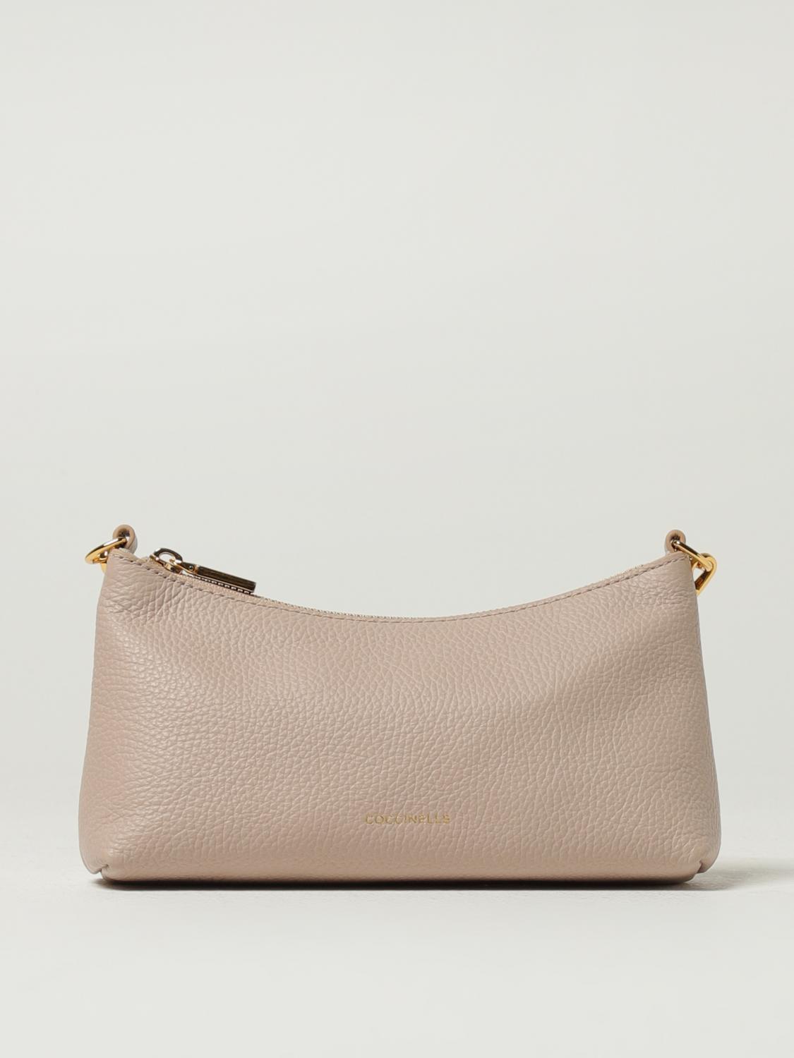 COCCINELLE BORSA MINI: Borsa Aura Coccinelle in pelle a grana , Rosa - Img 1