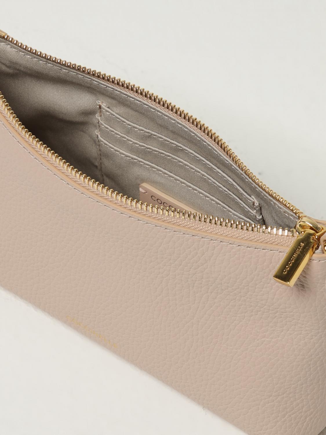 COCCINELLE BORSA MINI: Borsa Aura Coccinelle in pelle a grana , Rosa - Img 3