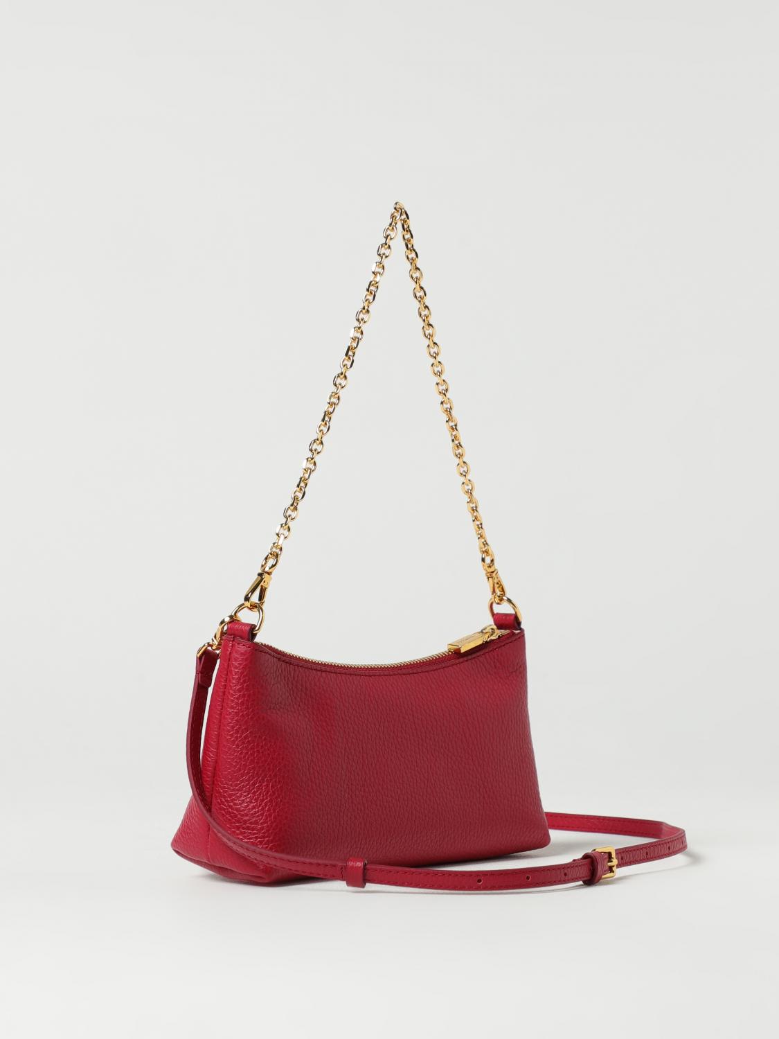 COCCINELLE BORSA MINI: Borsa Aura Coccinelle in pelle a grana , Rosso - Img 2