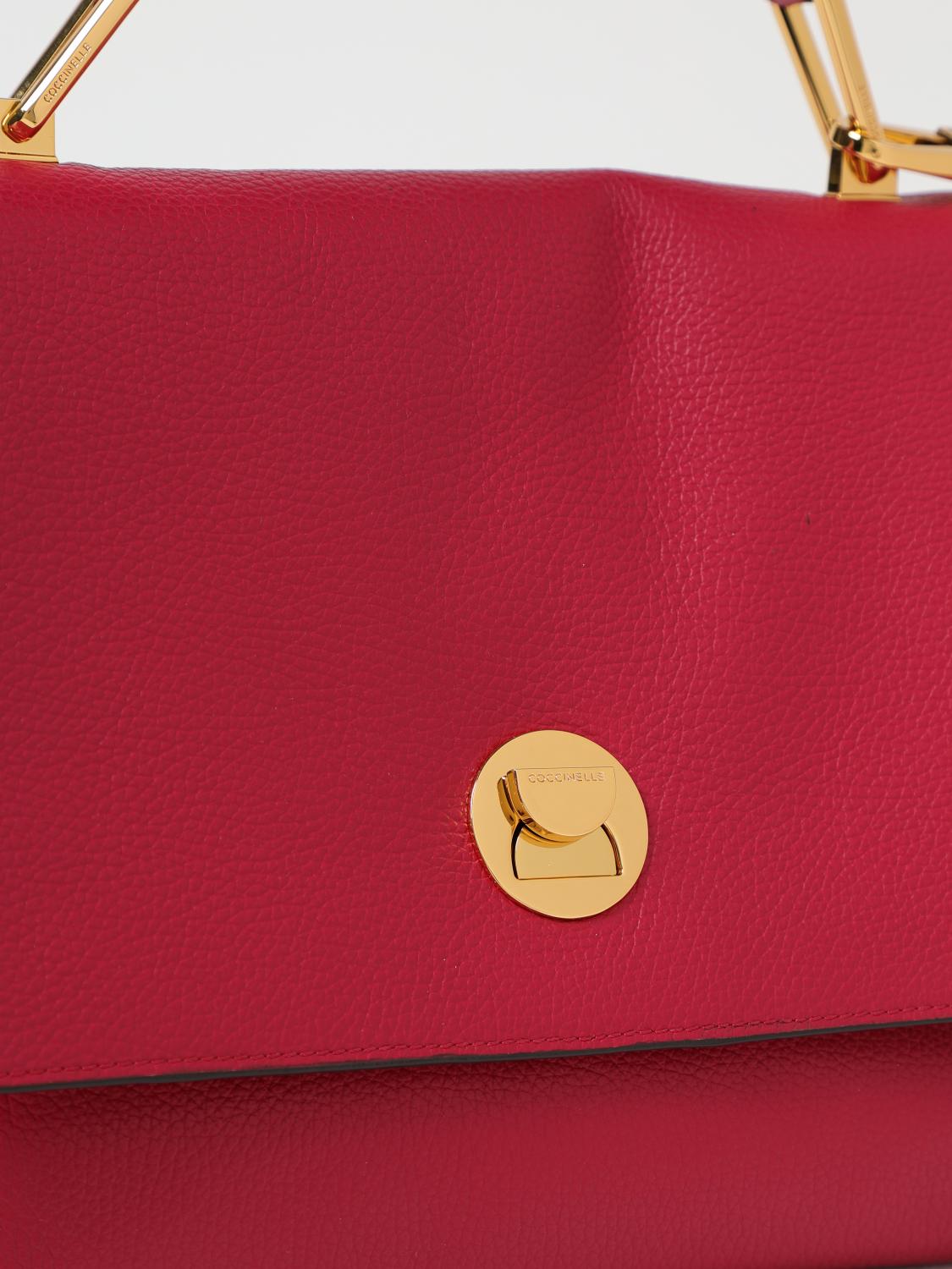 COCCINELLE HANDBAG: Shoulder bag woman Coccinelle, Red - Img 3