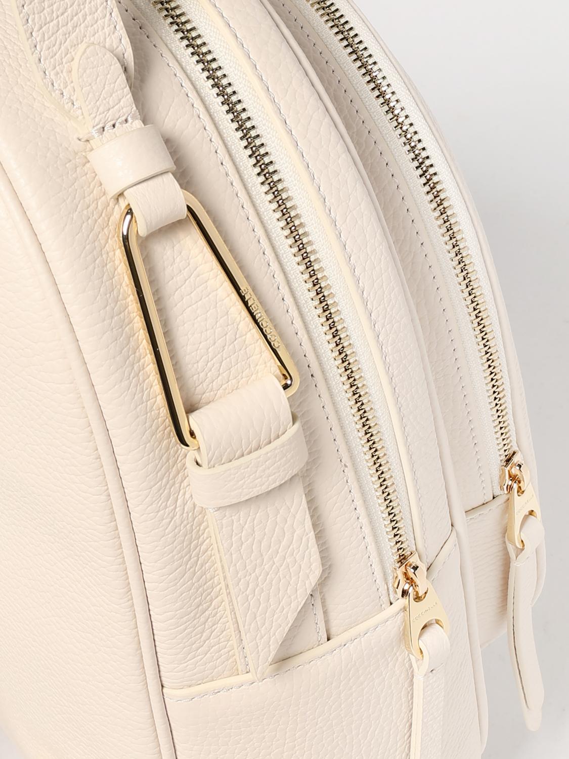 COCCINELLE MOCHILA: Bolso de hombro mujer Coccinelle, Blanco - Img 3