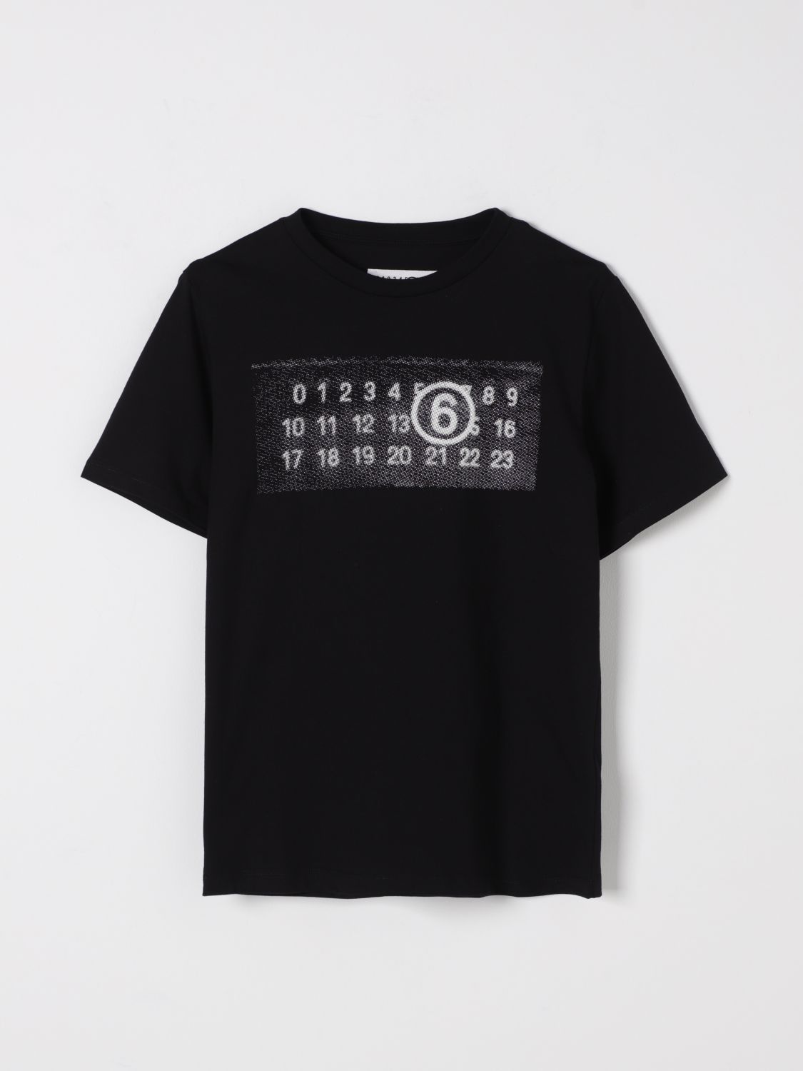 MM6 MAISON MARGIELA T-SHIRT: T-shirt kids Mm6 Maison Margiela, Black - Img 1