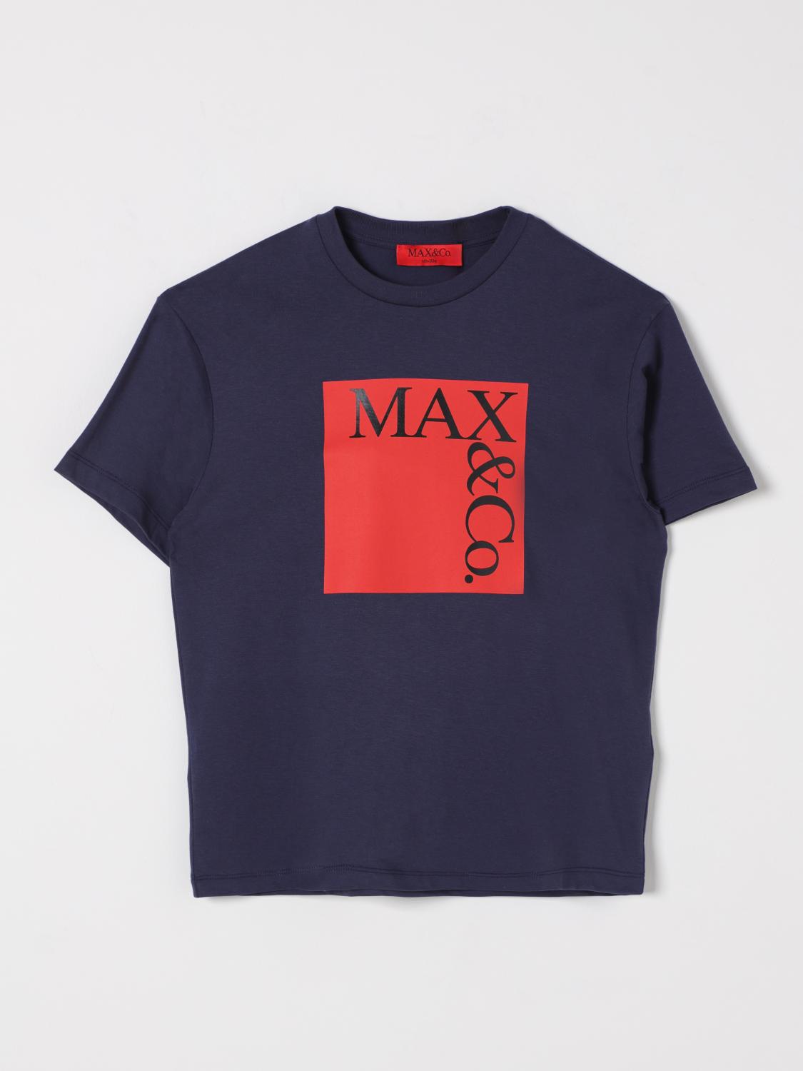 MAX&CO. KID T-SHIRT: T-shirt enfant Max&co. Kid, Bleu - Img 1