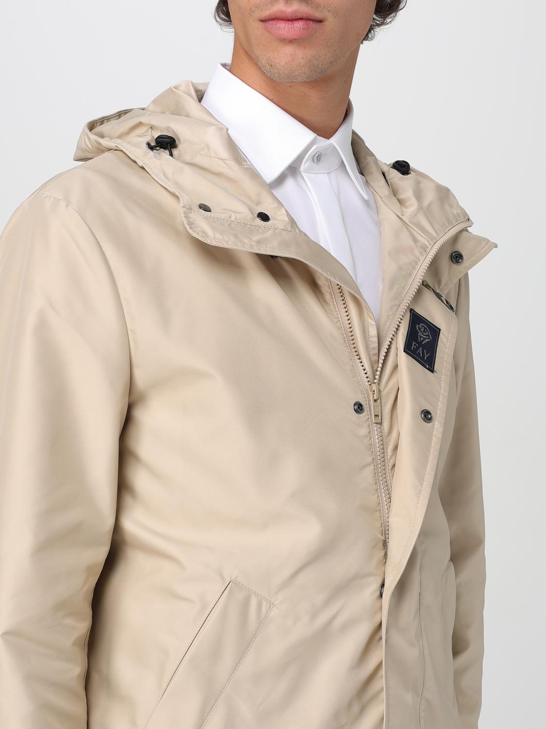 FAY COAT: Jacket men Fay, Beige - Img 4