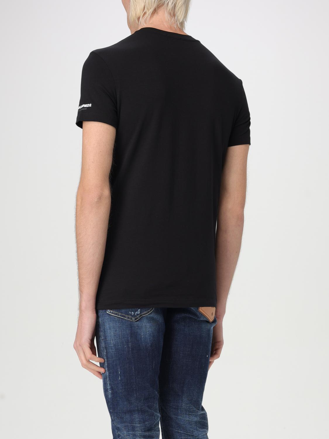 DSQUARED2 T-SHIRT: T-shirt men Dsquared2, Black - Img 3