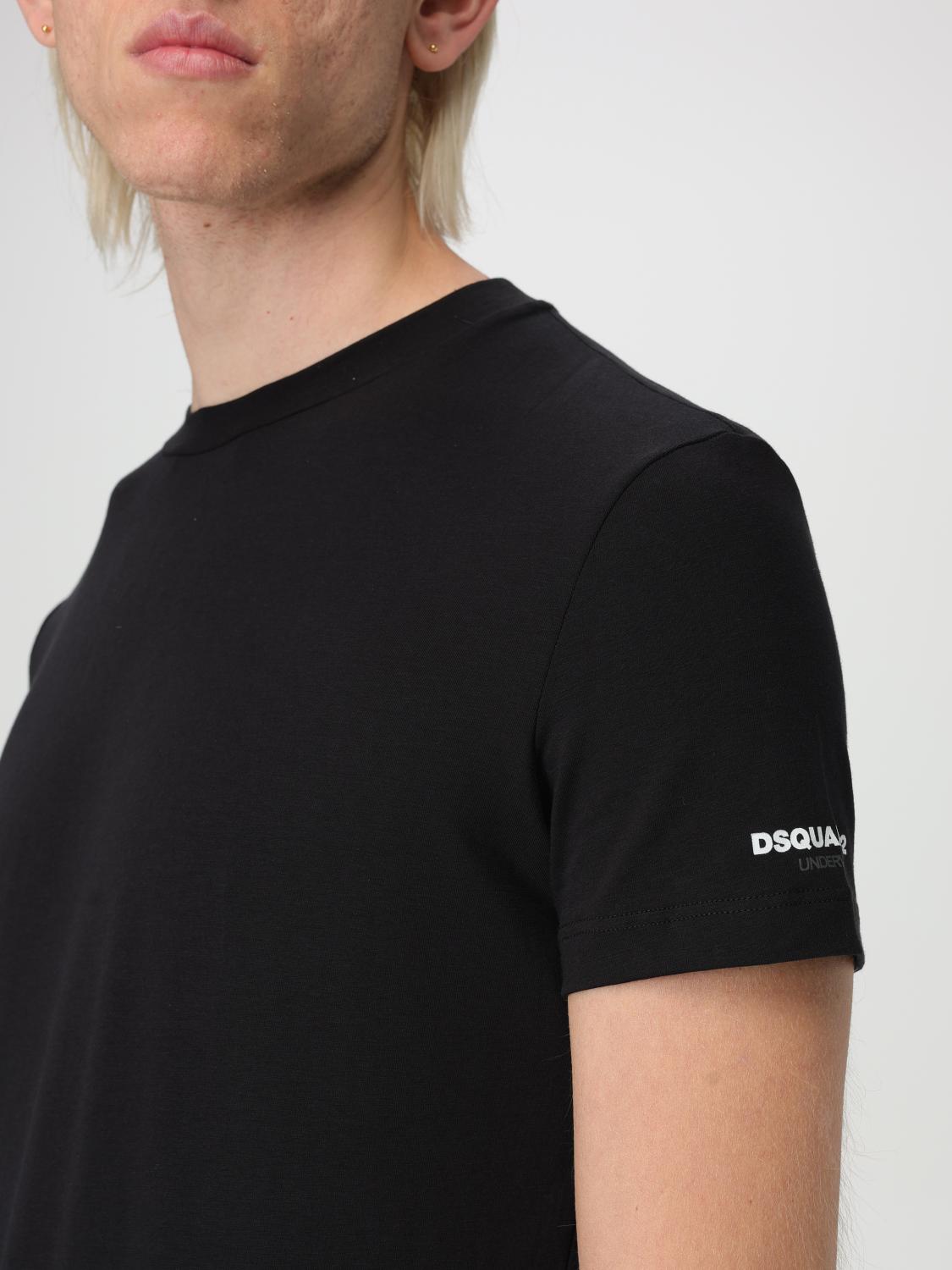 DSQUARED2 T-SHIRT: T-shirt men Dsquared2, Black - Img 4