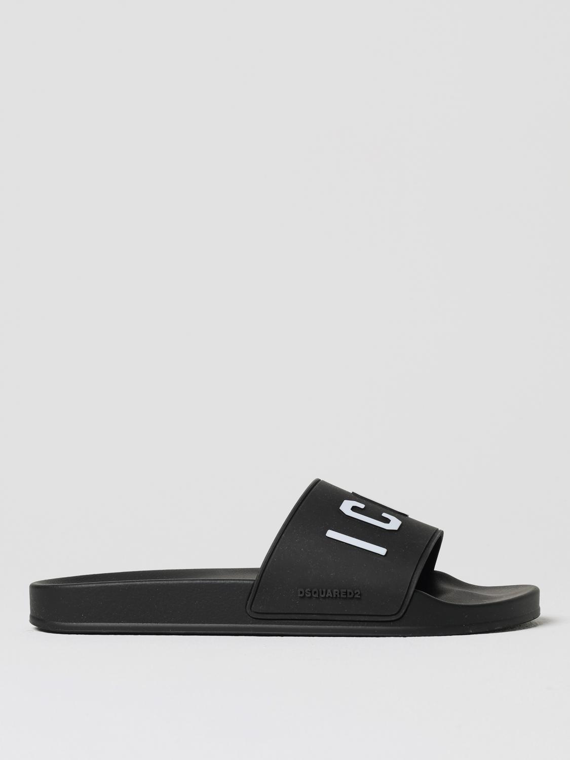 DSQUARED2 SANDALS: Shoes men Dsquared2, Black - Img 1