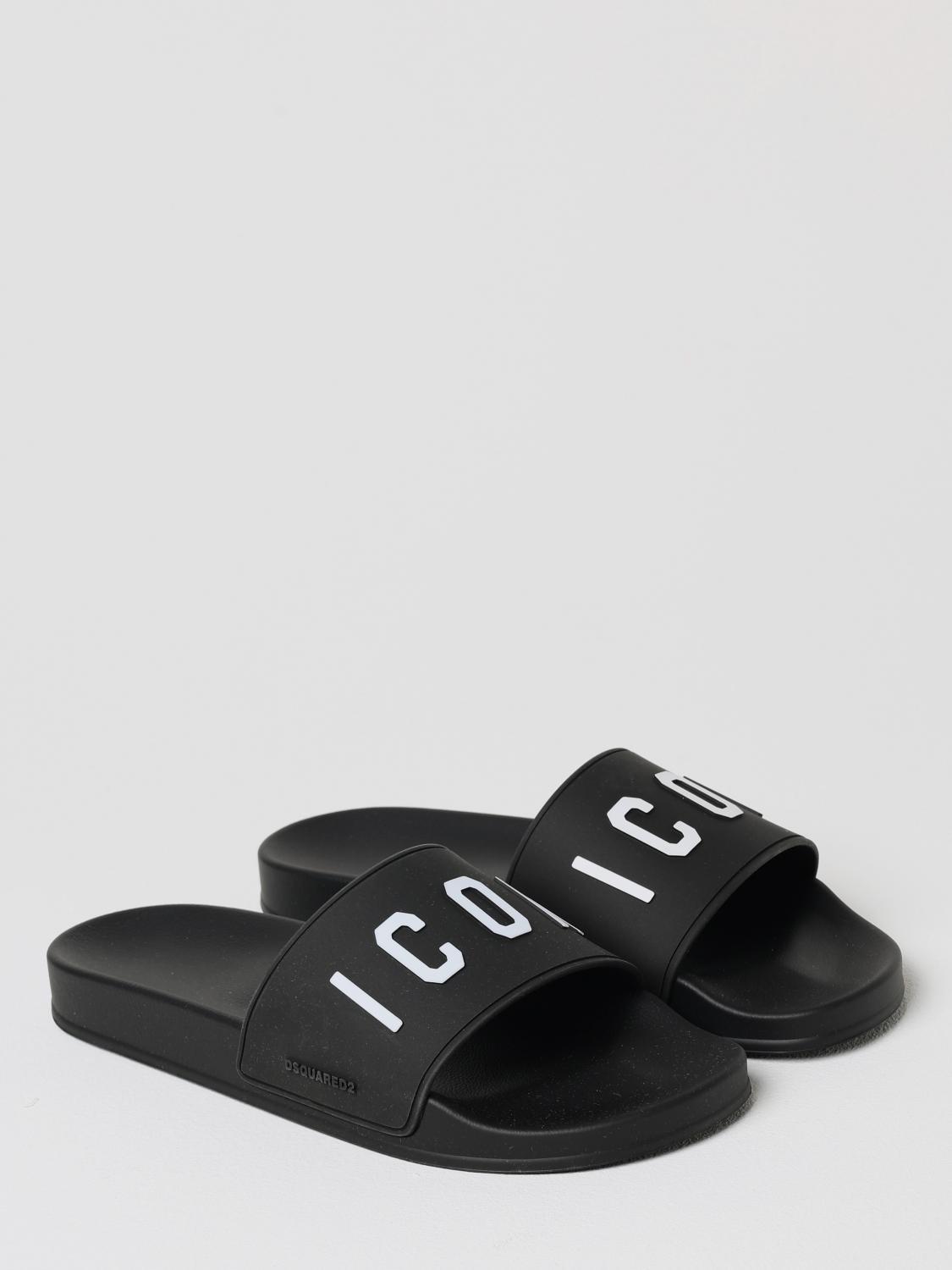 DSQUARED2 SANDALS: Shoes men Dsquared2, Black - Img 2