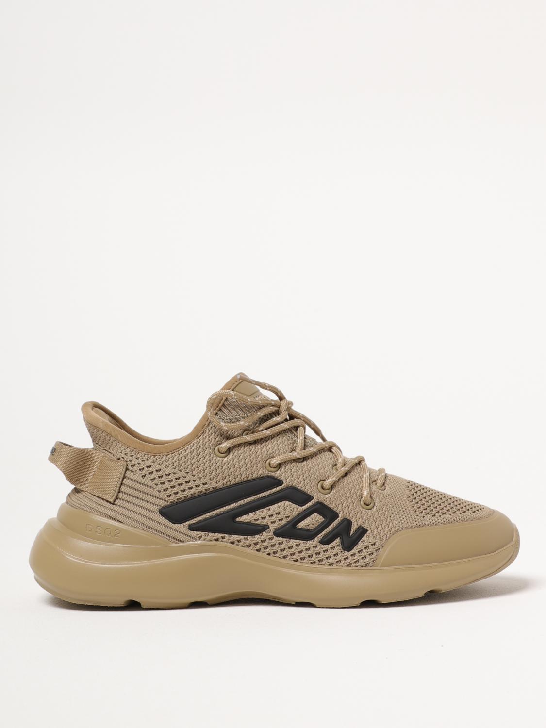 DSQUARED2 SNEAKERS: Sneakers herren Dsquared2, Kaki - Img 1