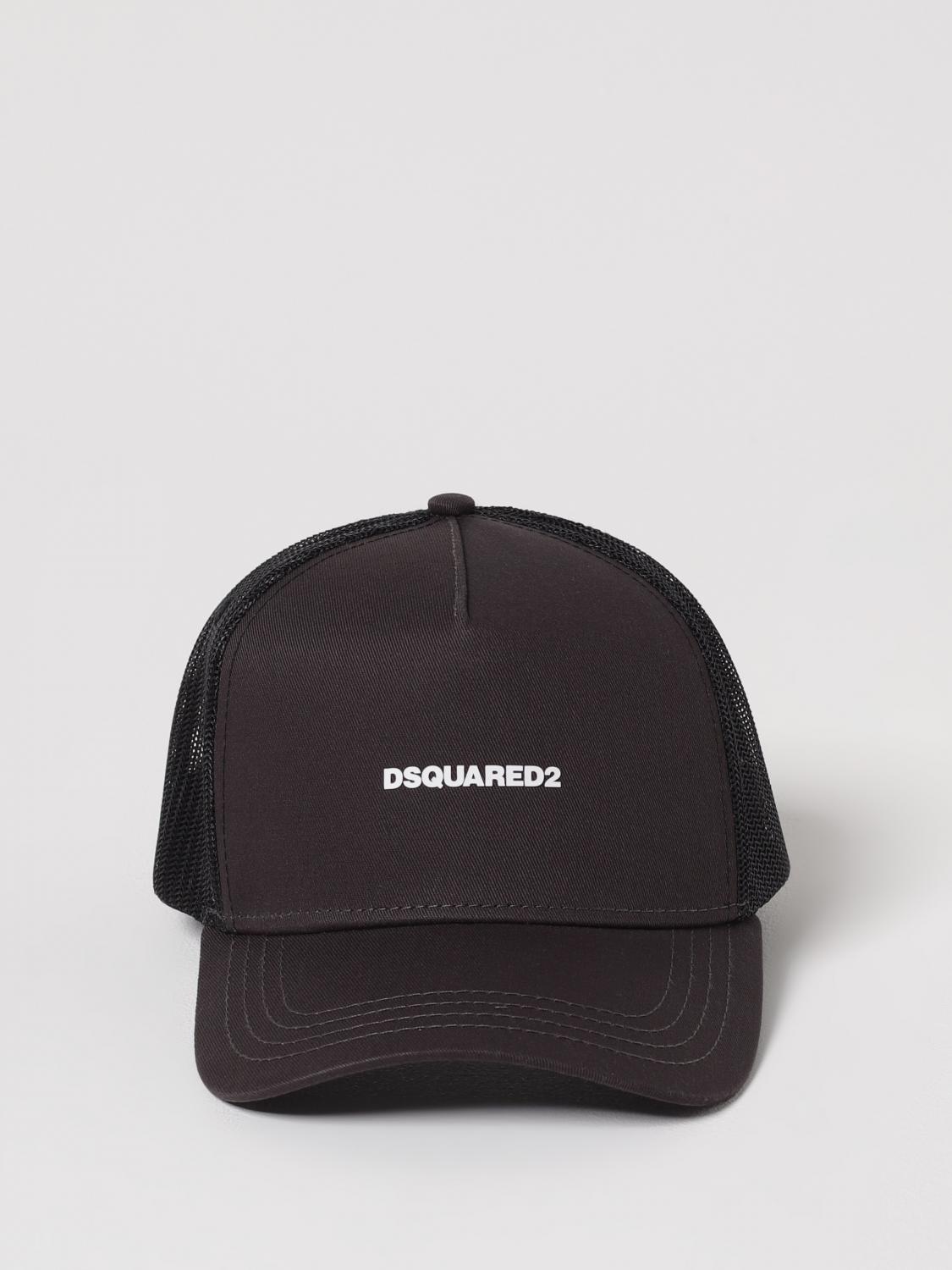 DSQUARED2 HAT: Hat men Dsquared2, Black - Img 2