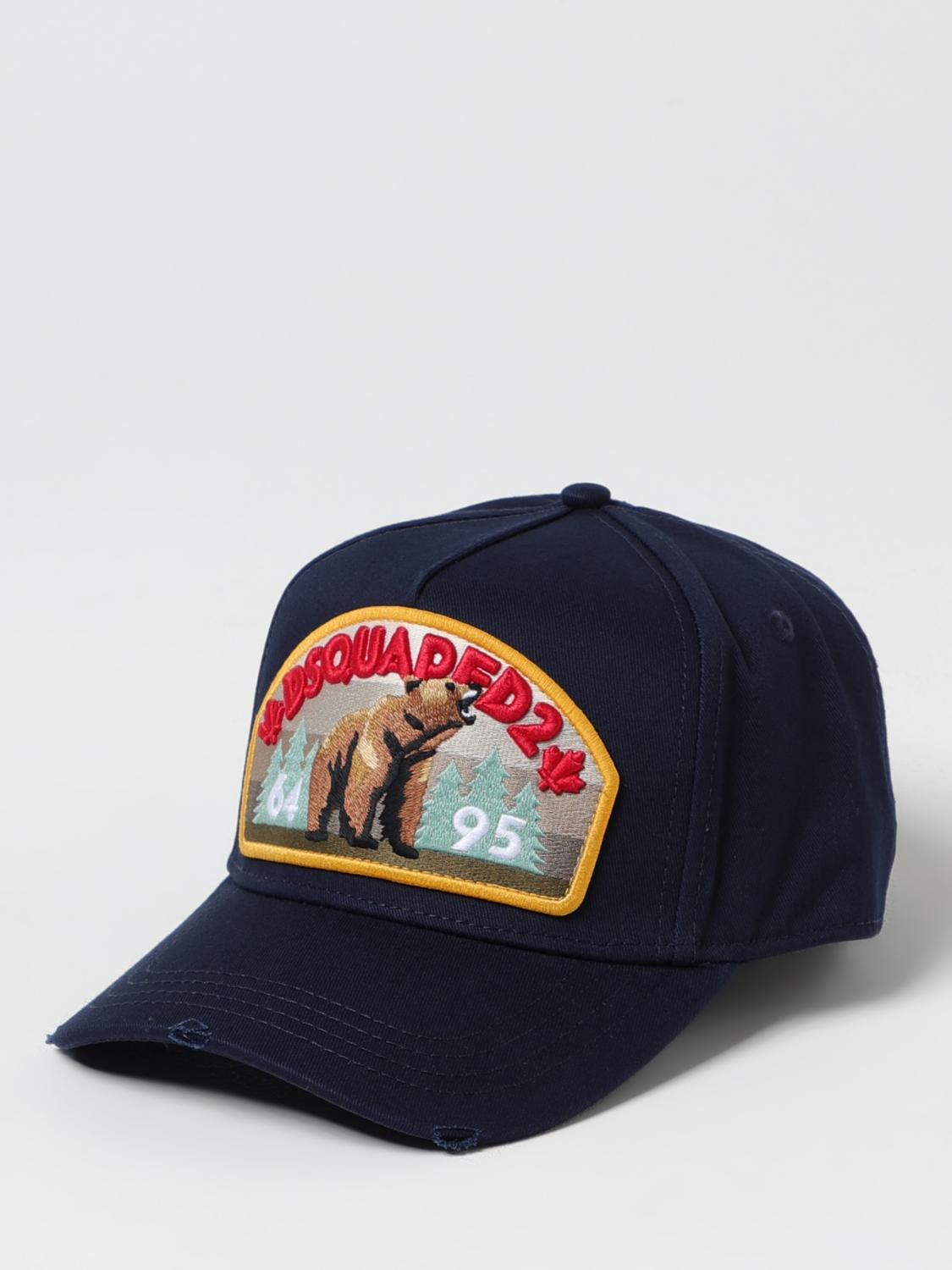 DSQUARED2 HAT: Hat men Dsquared2, Navy - Img 1