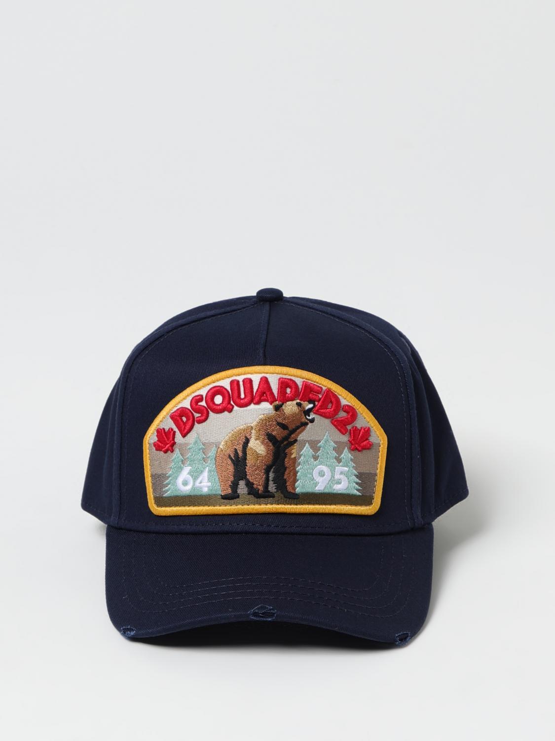 DSQUARED2 HAT: Hat men Dsquared2, Navy - Img 2