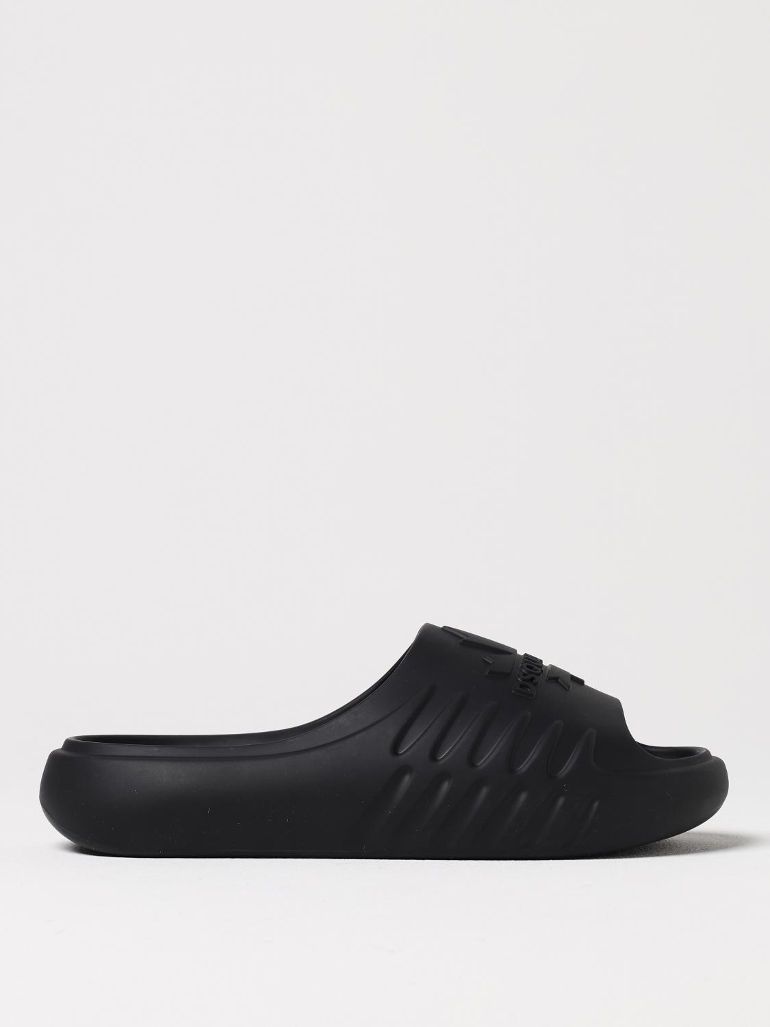 DSQUARED2 SANDALS: Shoes men Dsquared2, Black - Img 1