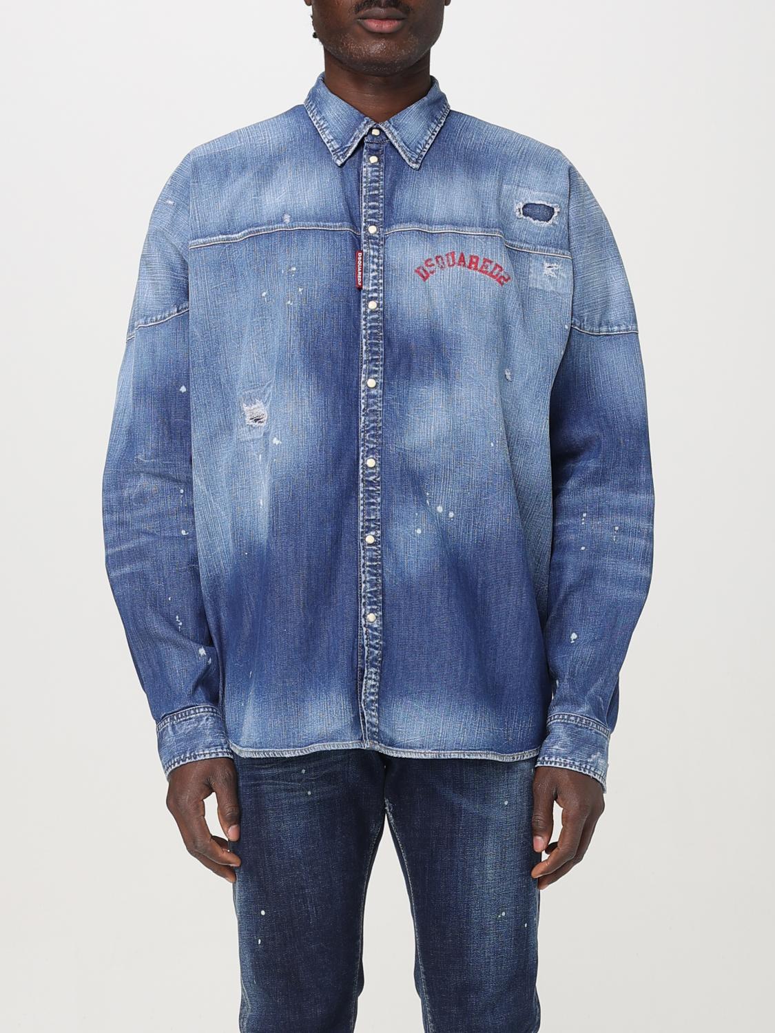DSQUARED2 HEMD: Hemd herren Dsquared2, Denim - Img 1