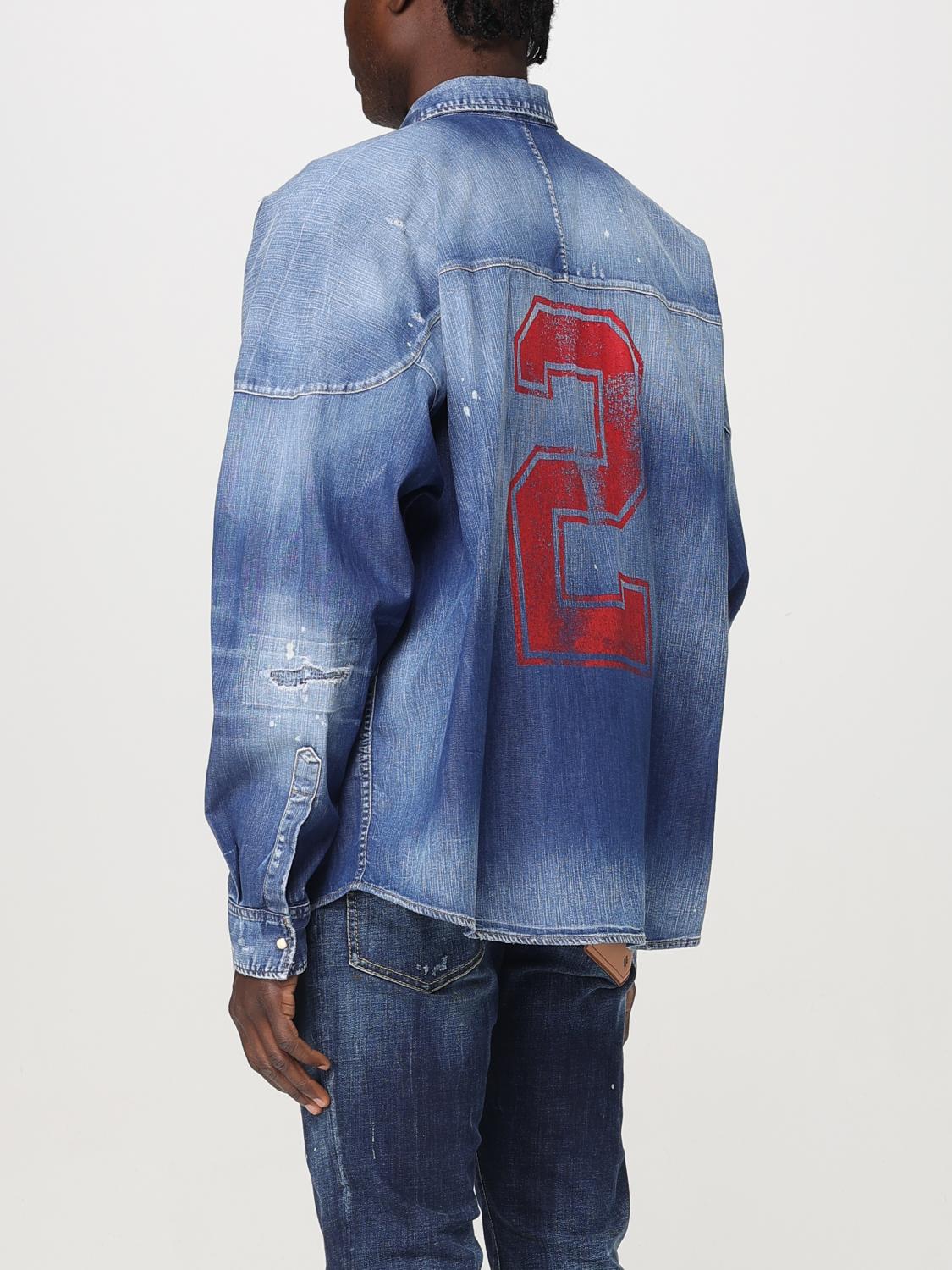 DSQUARED2 HEMD: Hemd herren Dsquared2, Denim - Img 3