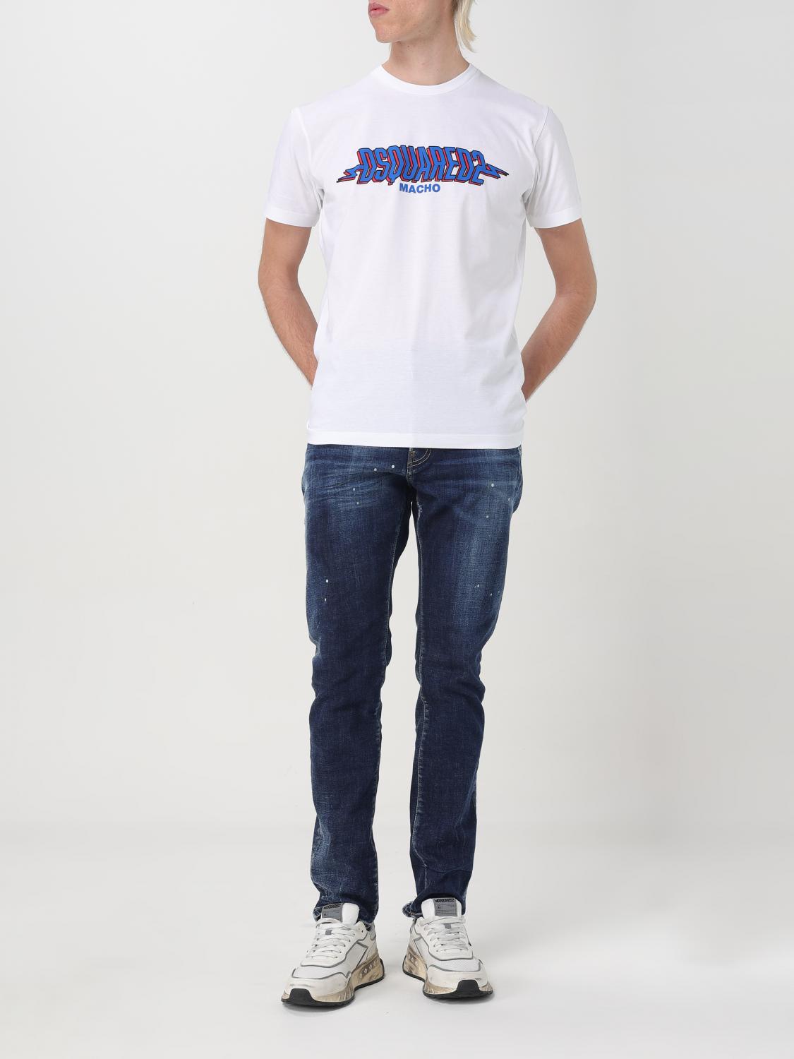 DSQUARED2 T-SHIRT: T-shirt men Dsquared2, White - Img 2