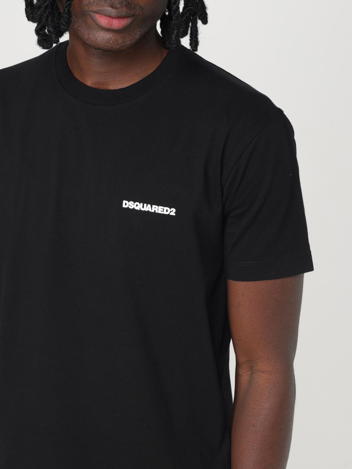 DSQUARED2 T-SHIRT: T-shirt Dsquared2 in cotone con logo , Nero - Img 4