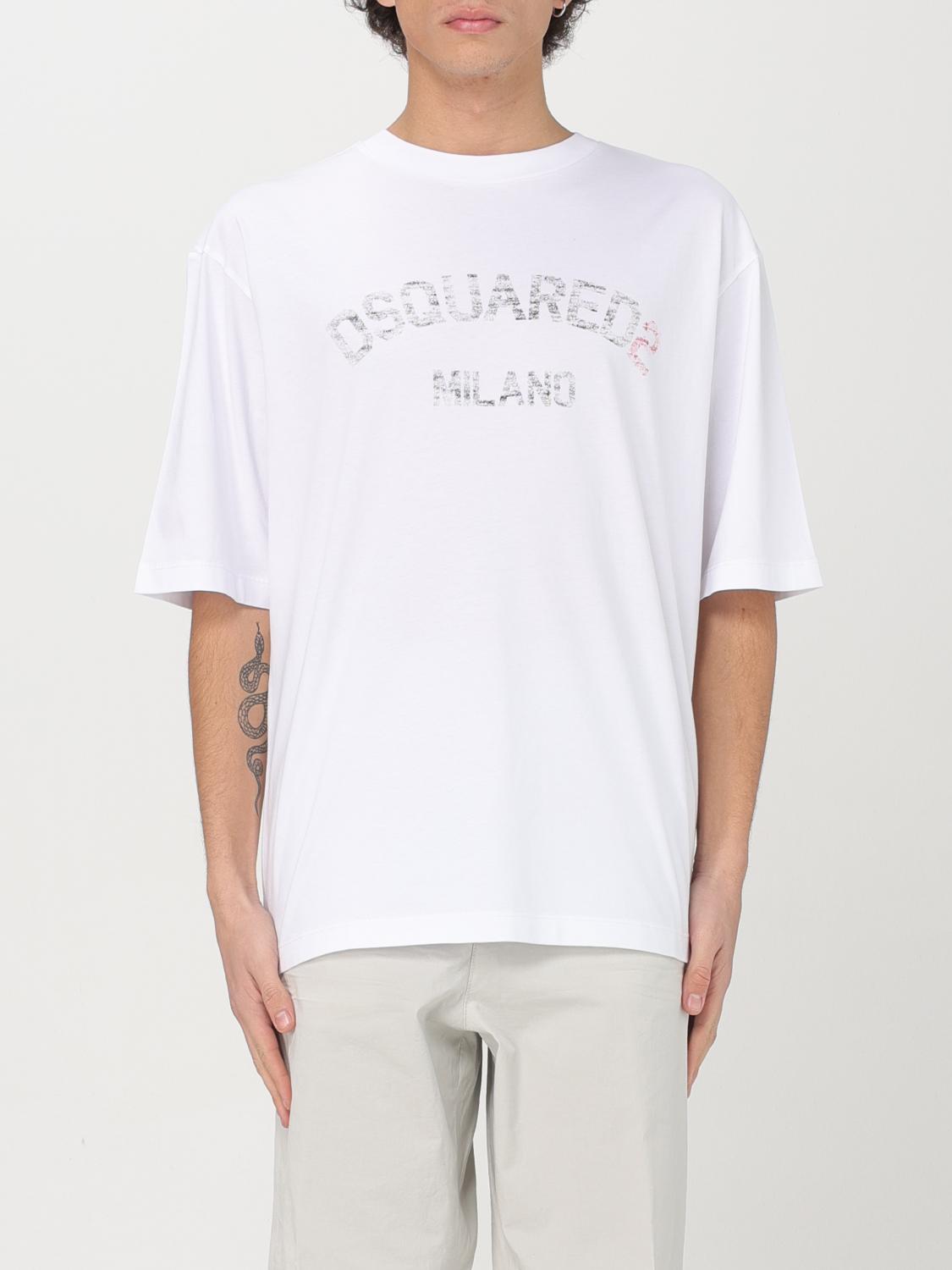 DSQUARED2 T-SHIRT: T-shirt men Dsquared2, White - Img 1