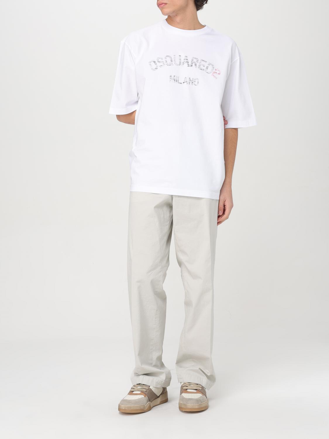 DSQUARED2 T-SHIRT: T-shirt men Dsquared2, White - Img 2