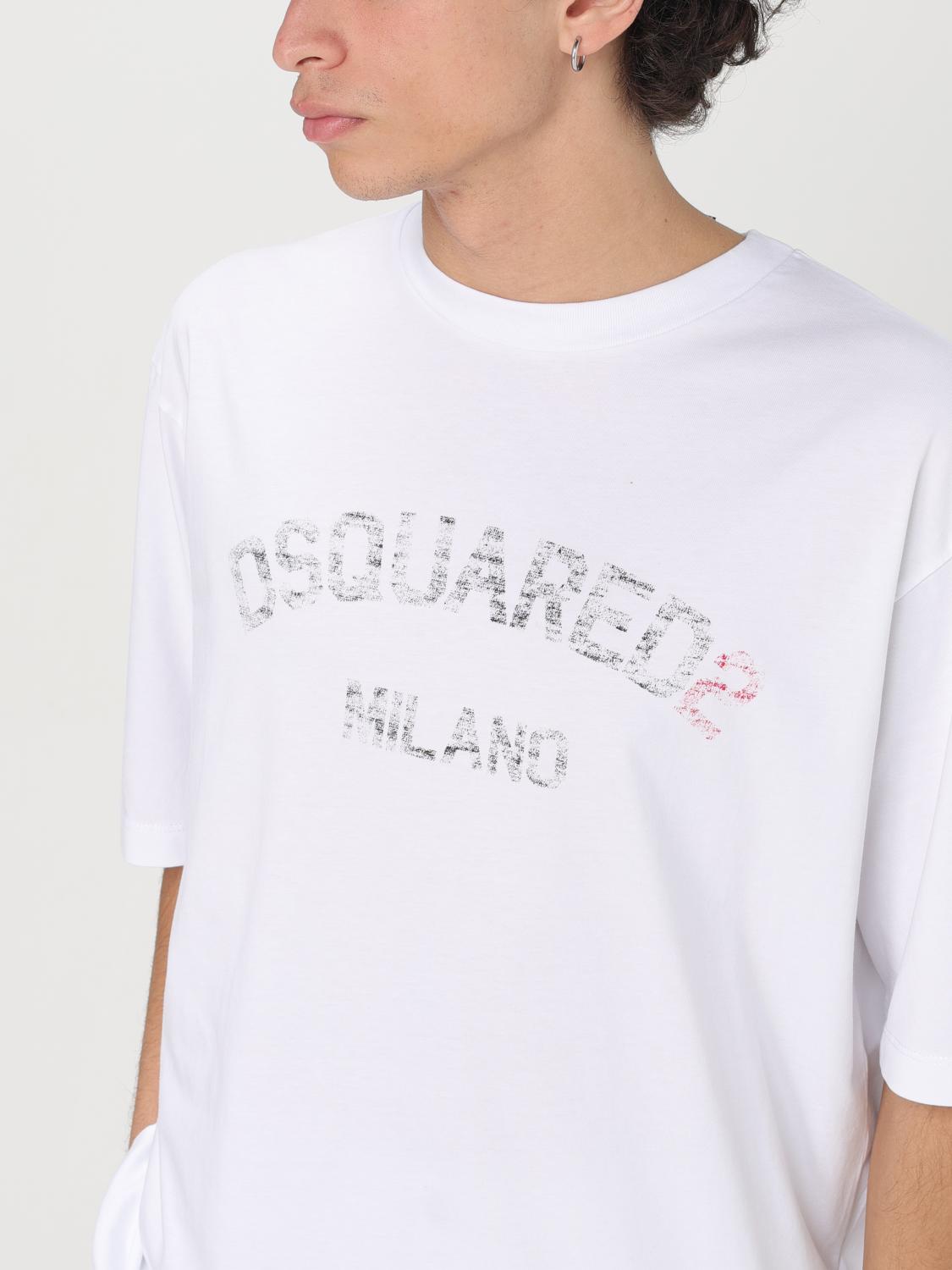 DSQUARED2 T-SHIRT: T-shirt men Dsquared2, White - Img 4