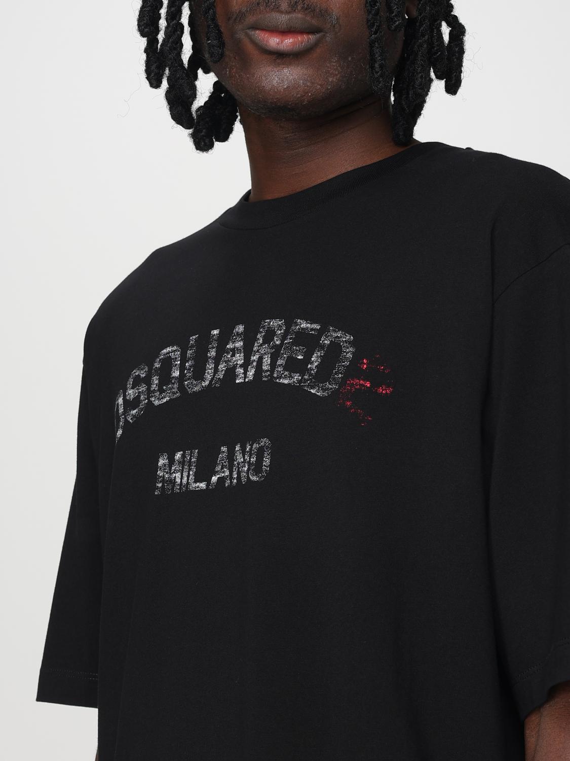 DSQUARED2 T-SHIRT: T-shirt men Dsquared2, Black - Img 3