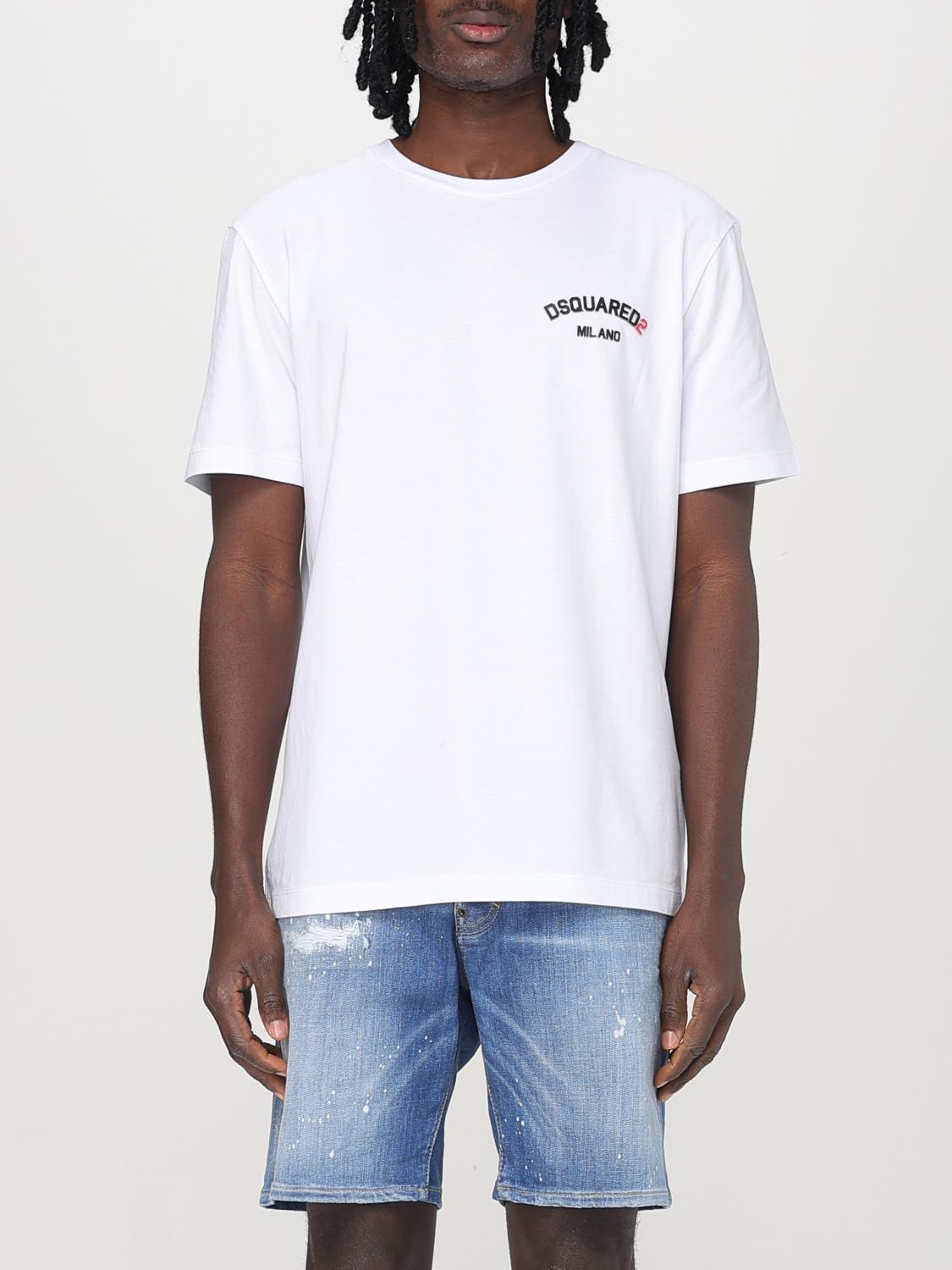 DSQUARED2 T-SHIRT: T-shirt men Dsquared2, White - Img 1