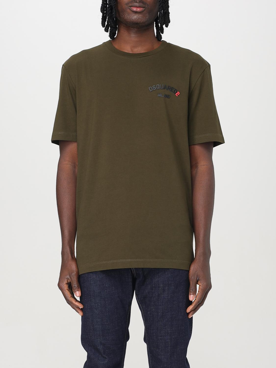 DSQUARED2 T-SHIRT: T-shirt men Dsquared2, Green - Img 1