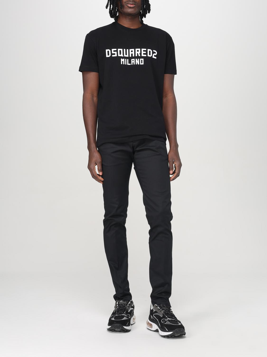 DSQUARED2 T-SHIRT: T-shirt men Dsquared2, Black - Img 2