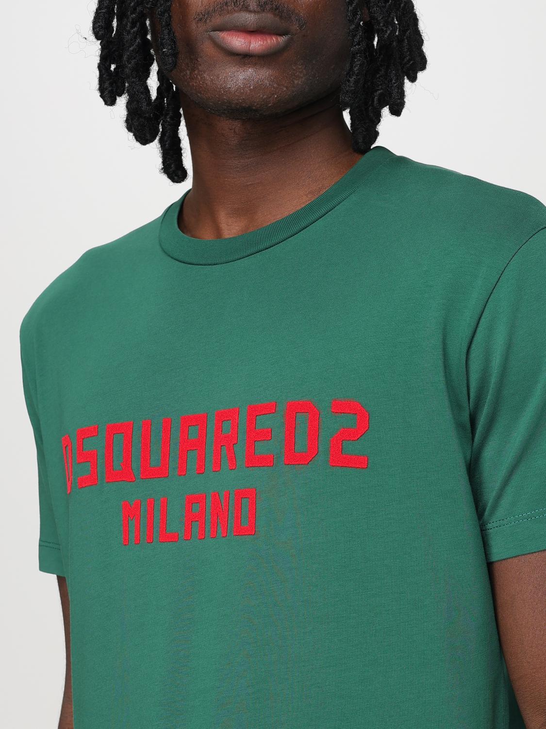 DSQUARED2 T-SHIRT: T-shirt men Dsquared2, Green - Img 3