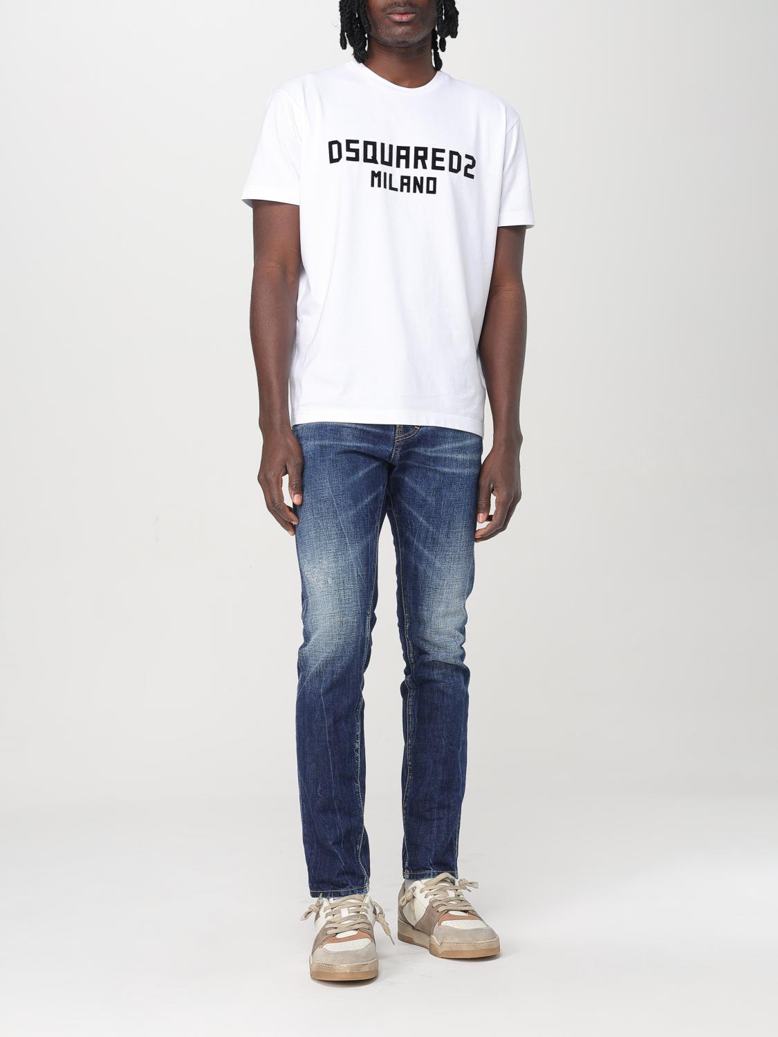 DSQUARED2 T-SHIRT: T-shirt men Dsquared2, White 1 - Img 2