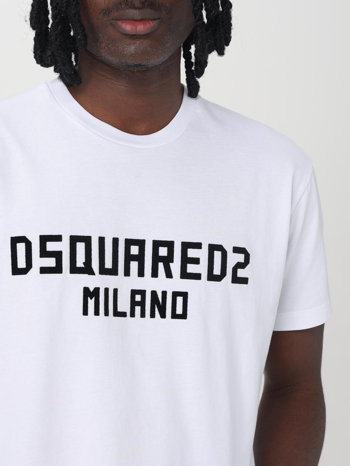 DSQUARED2 T-SHIRT: T-shirt men Dsquared2, White 1 - Img 4