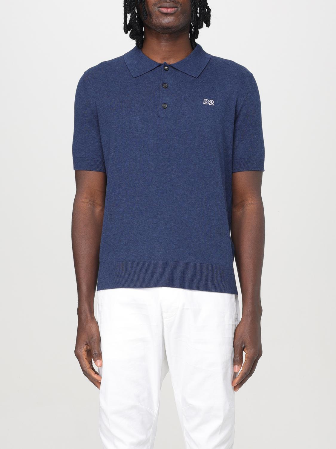 DSQUARED2 POLO: Pull homme Dsquared2, Bleu - Img 1