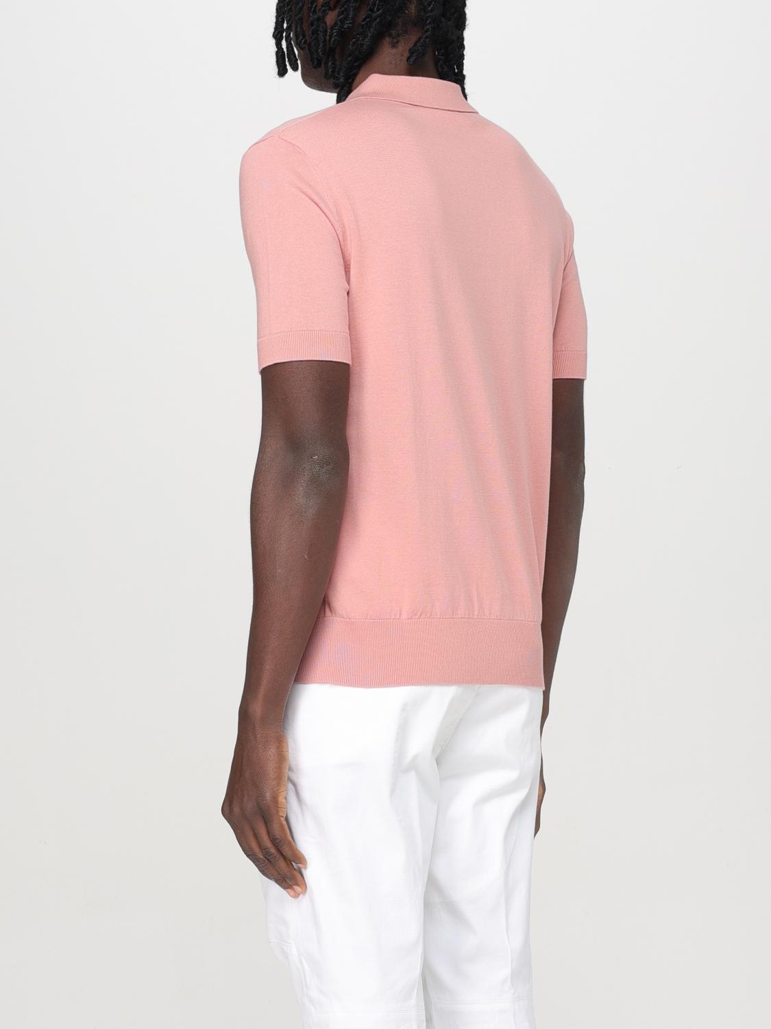 DSQUARED2 POLO SHIRT: Sweater men Dsquared2, Pink - Img 2