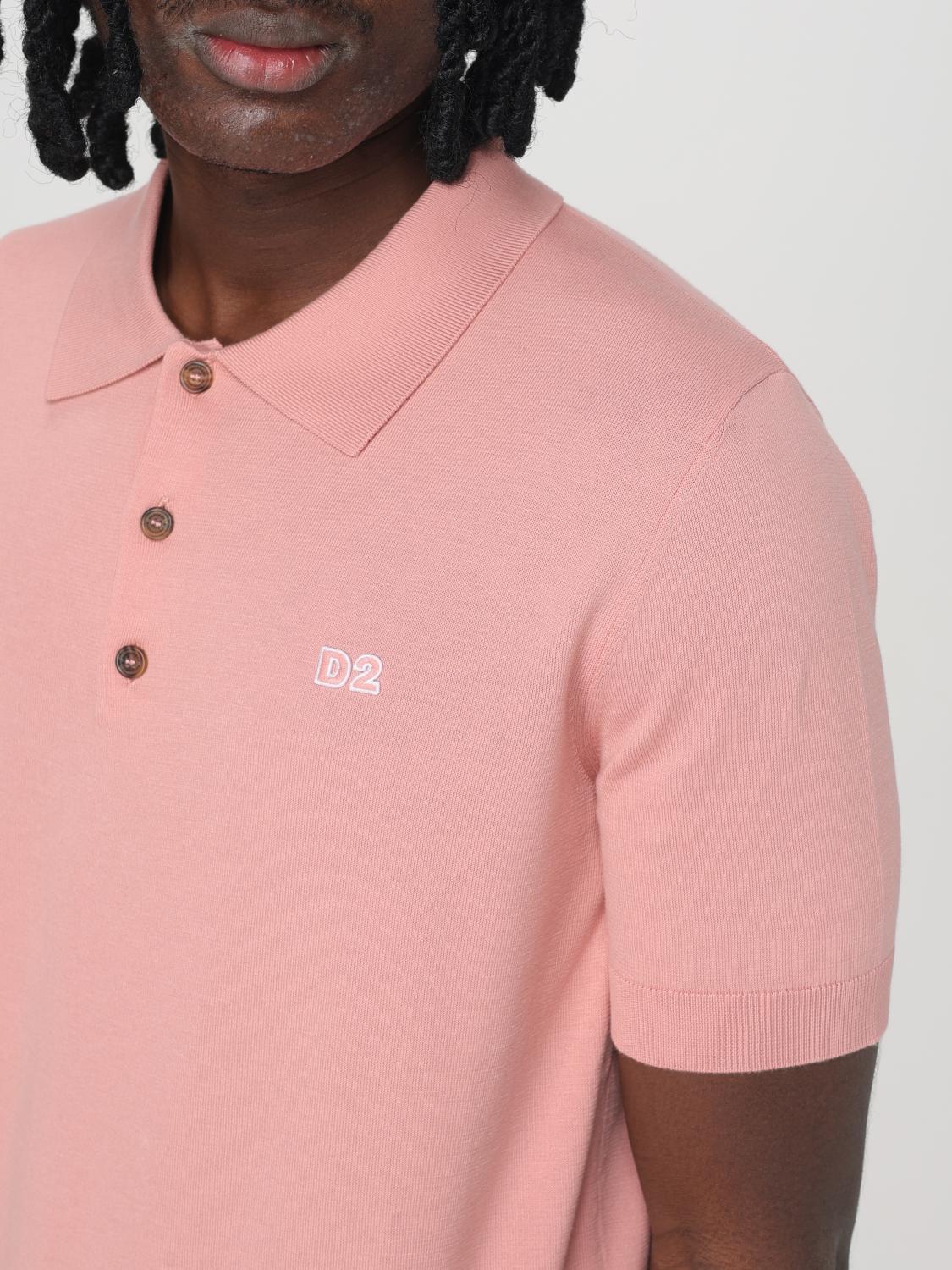 DSQUARED2 POLO SHIRT: Sweater men Dsquared2, Pink - Img 3