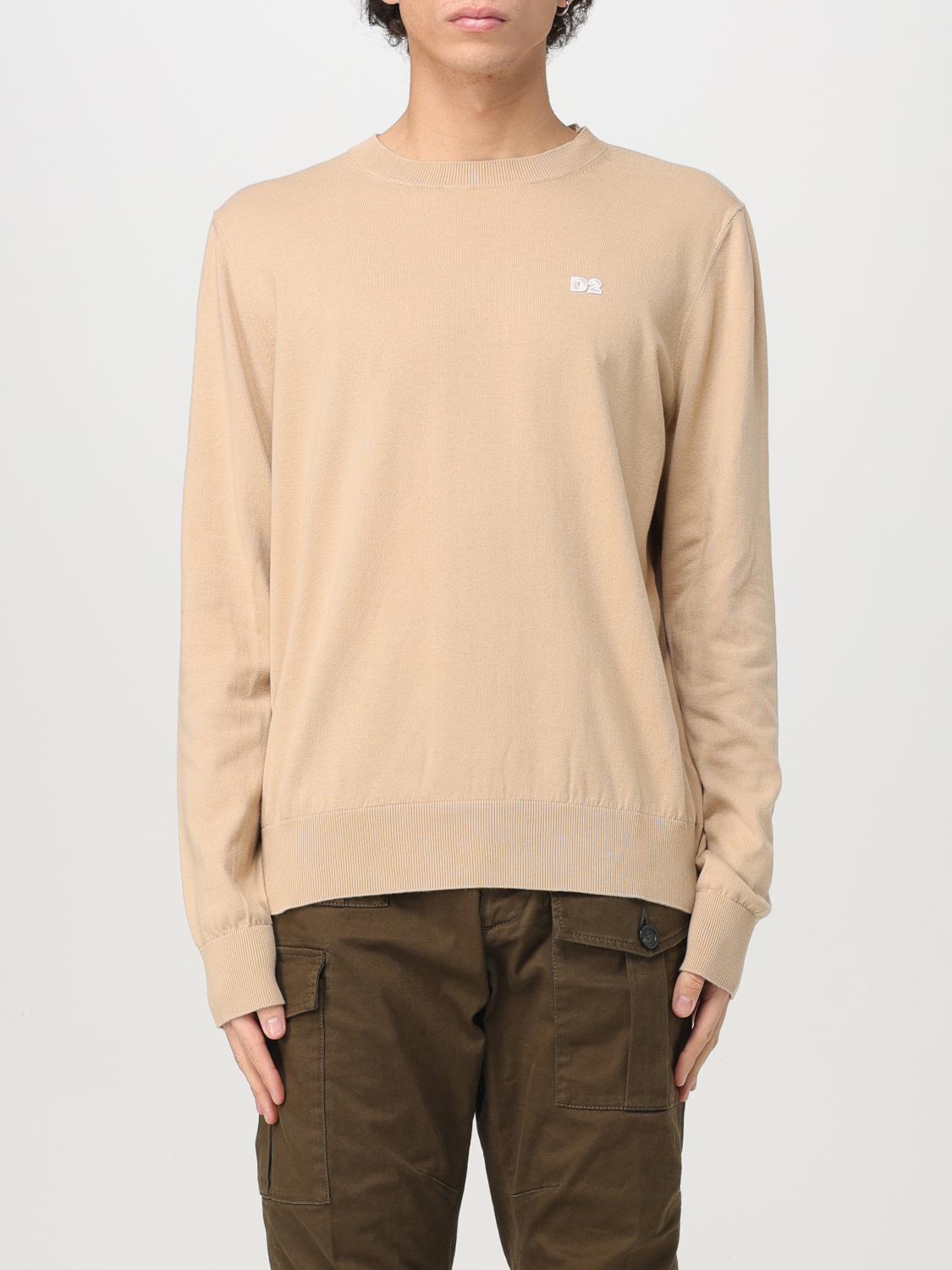 DSQUARED2 PULL: Pull homme Dsquared2, Beige - Img 1