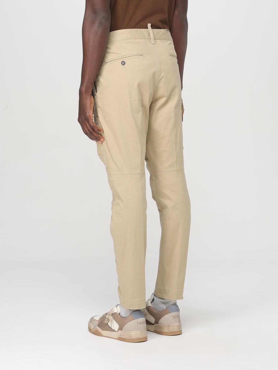 DSQUARED2 PANTALONE: Pantalone uomo dsquared2, Beige - Img 2