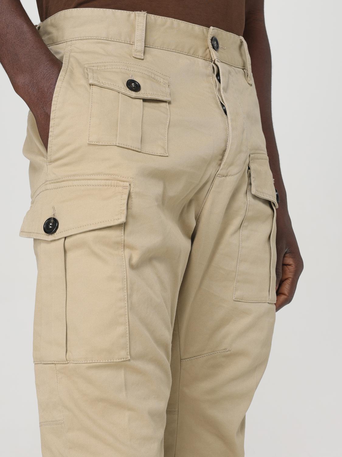 DSQUARED2 PANTALONE: Pantalone uomo dsquared2, Beige - Img 3