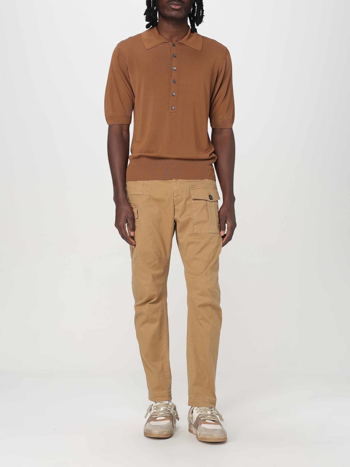 DSQUARED2 팬츠: 팬츠 남성 Dsquared2, 샌드 - Img 2