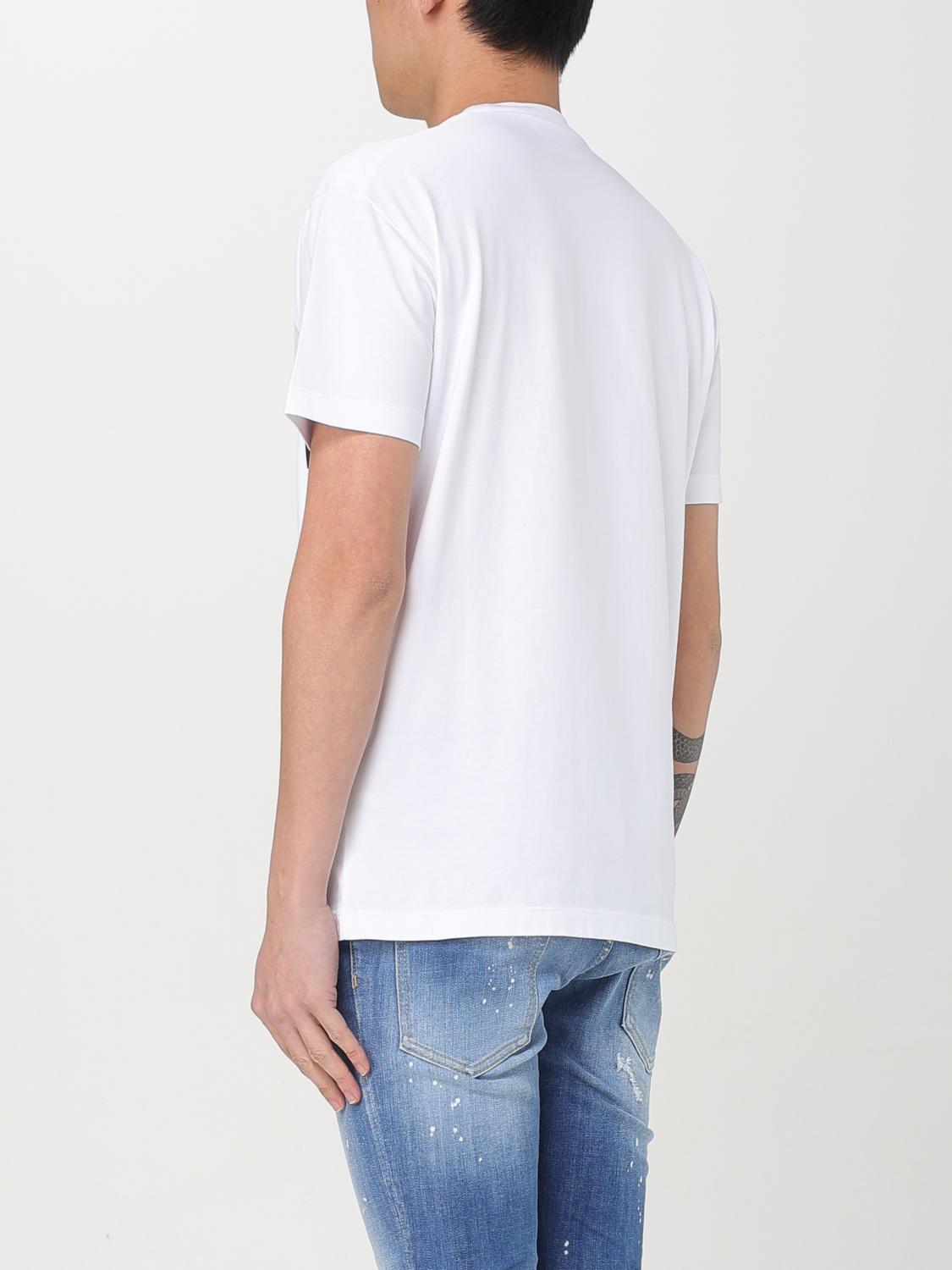 DSQUARED2 T-SHIRT: T-shirt Dsquared2 in cotone , Bianco - Img 2