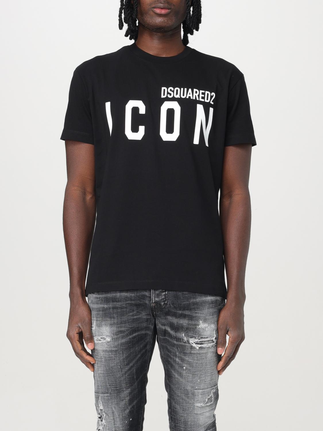 DSQUARED2 T-SHIRT: T-shirt men Dsquared2, Black - Img 1