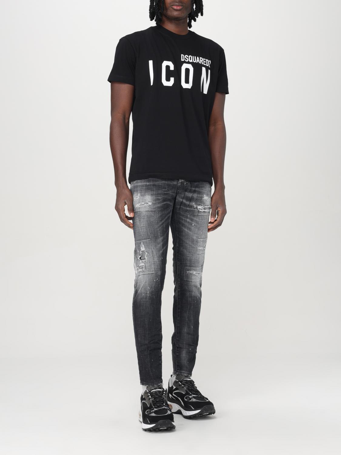 DSQUARED2 T-SHIRT: T-shirt men Dsquared2, Black - Img 2