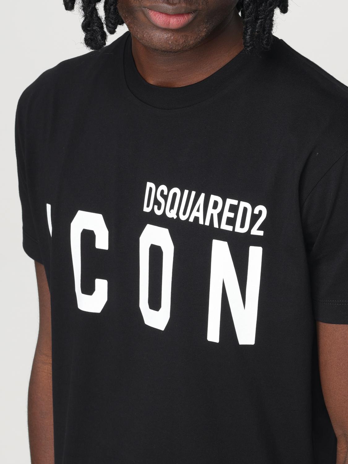 DSQUARED2 티셔츠: 티셔츠 남성 Dsquared2, 블랙 - Img 4