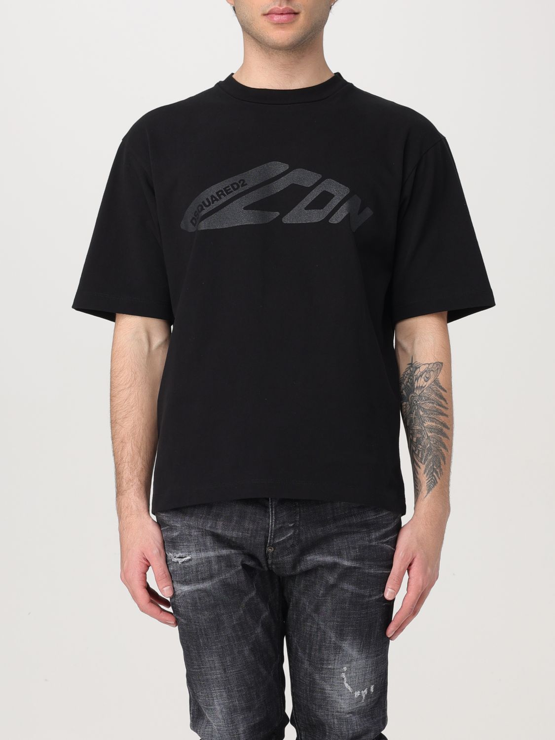 DSQUARED2 T-SHIRT: T-shirt herren Dsquared2, Schwarz - Img 1