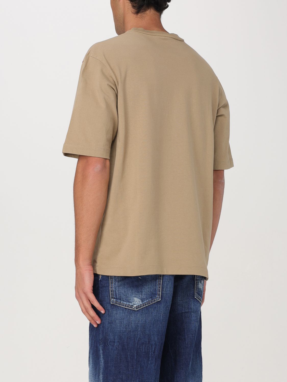 DSQUARED2 T-SHIRT: T-shirt men Dsquared2, Beige - Img 3