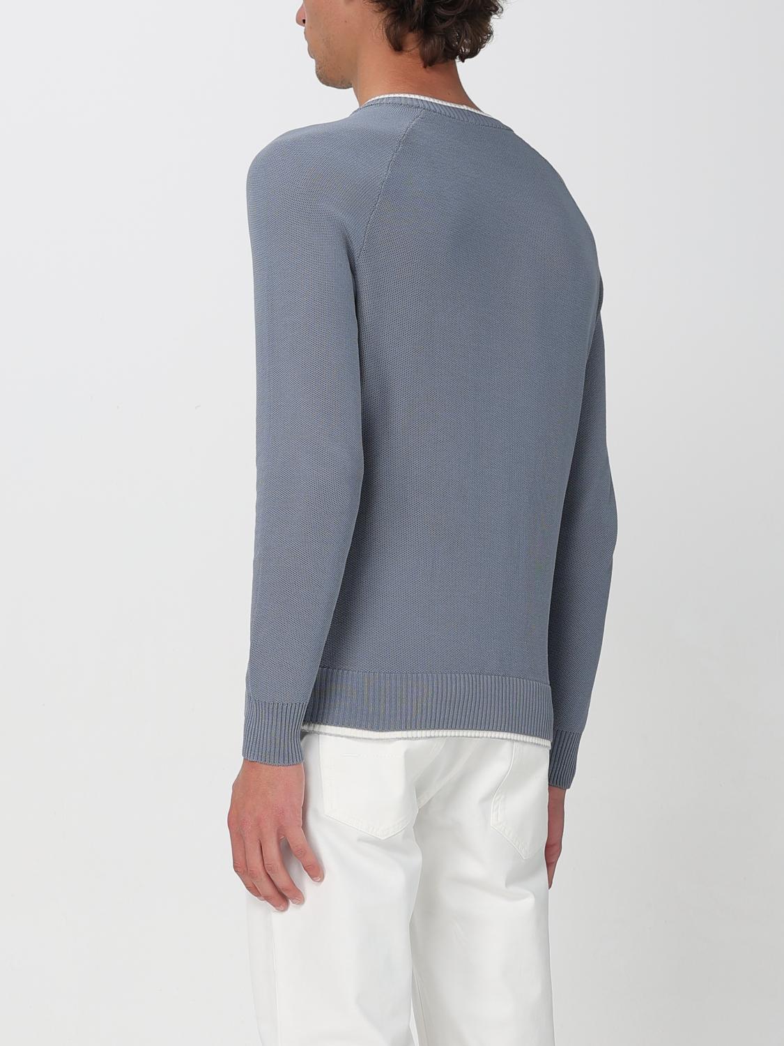 ELEVENTY PULLOVER: Pullover herren Eleventy, Hellblau - Img 2