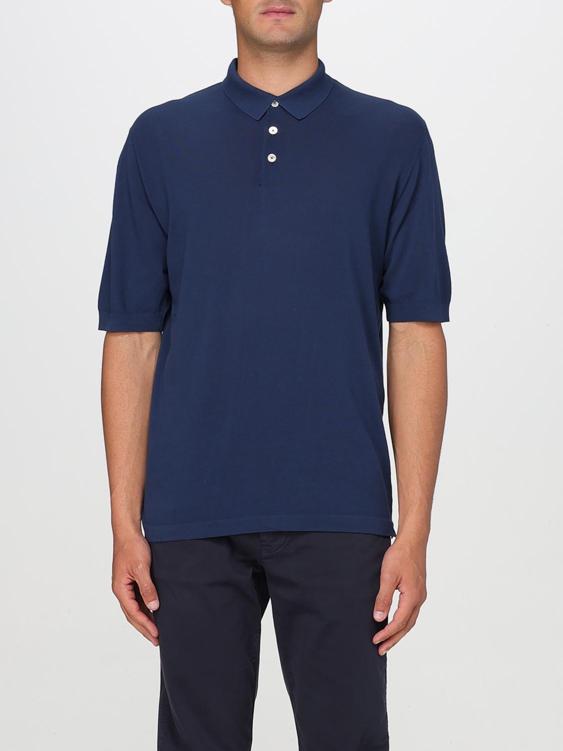 ELEVENTY POLO SHIRT: Sweater men Eleventy, Blue - Img 1