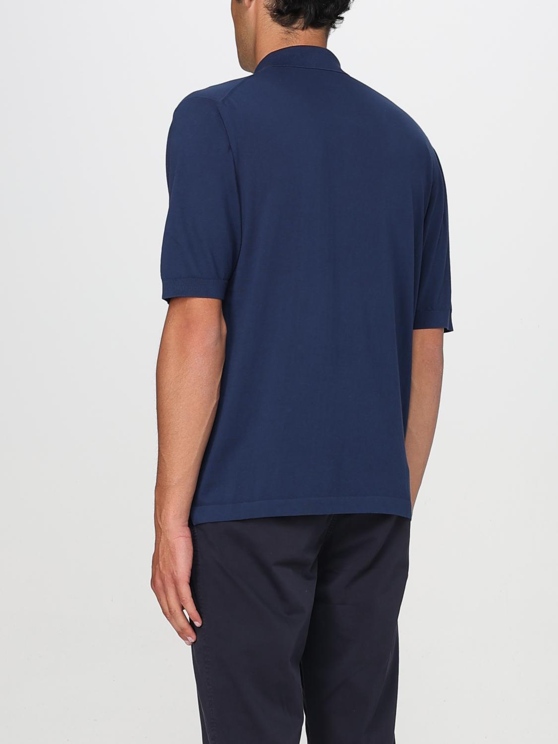 ELEVENTY POLO SHIRT: Sweater men Eleventy, Blue - Img 2