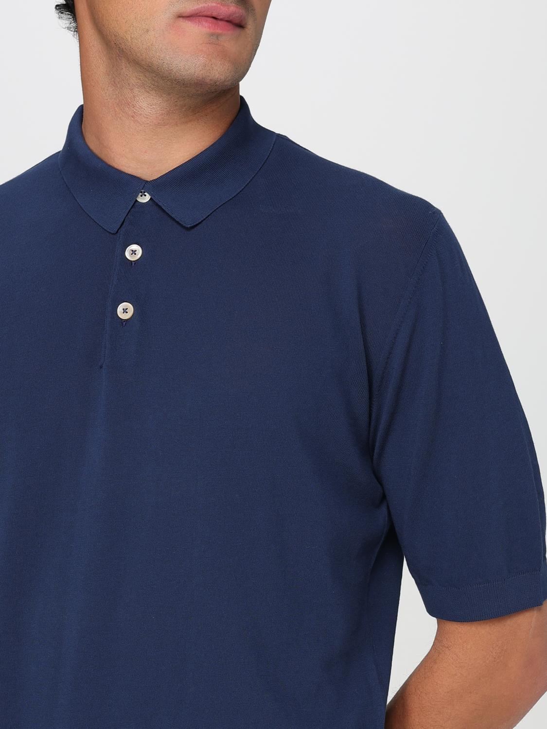 ELEVENTY POLO SHIRT: Sweater men Eleventy, Blue - Img 3