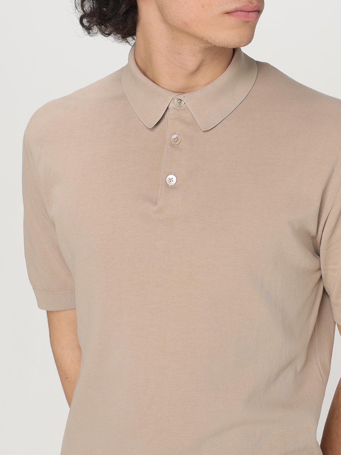 ELEVENTY POLO SHIRT: Sweater men Eleventy, Beige - Img 3